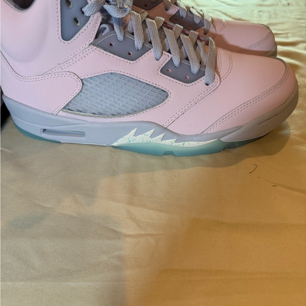 Jordan Pink and Silver Sneakers - Picture 4 of 6